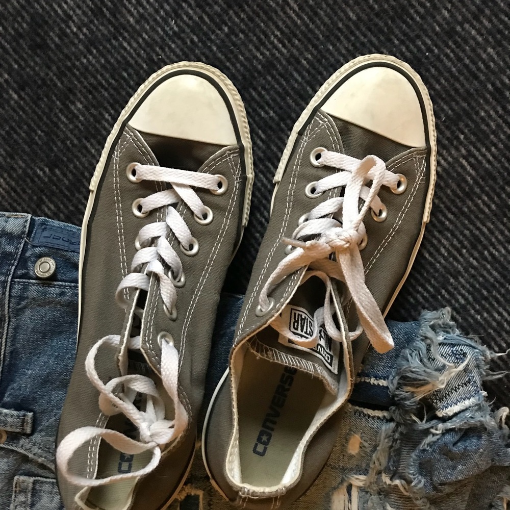 Grey all-star converse